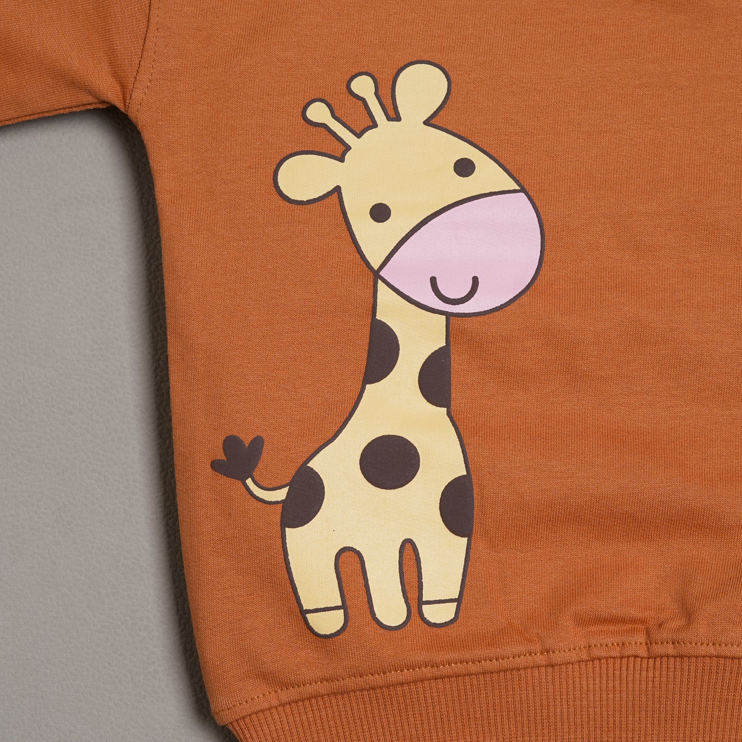 Giraffee Print  Sweat Shirt