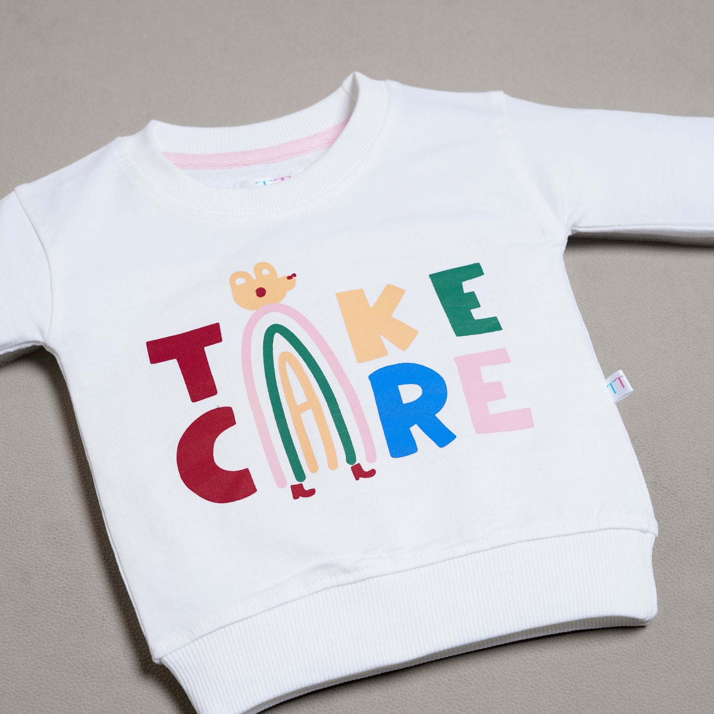 Take Care Printed Sweat Shirt