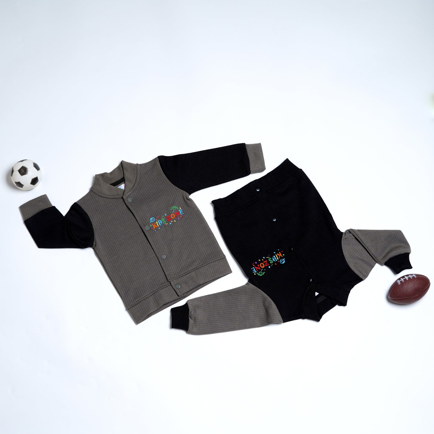 Kidszone Emroidered Bomber Jacket