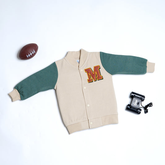 M Letter Bomber Jacket