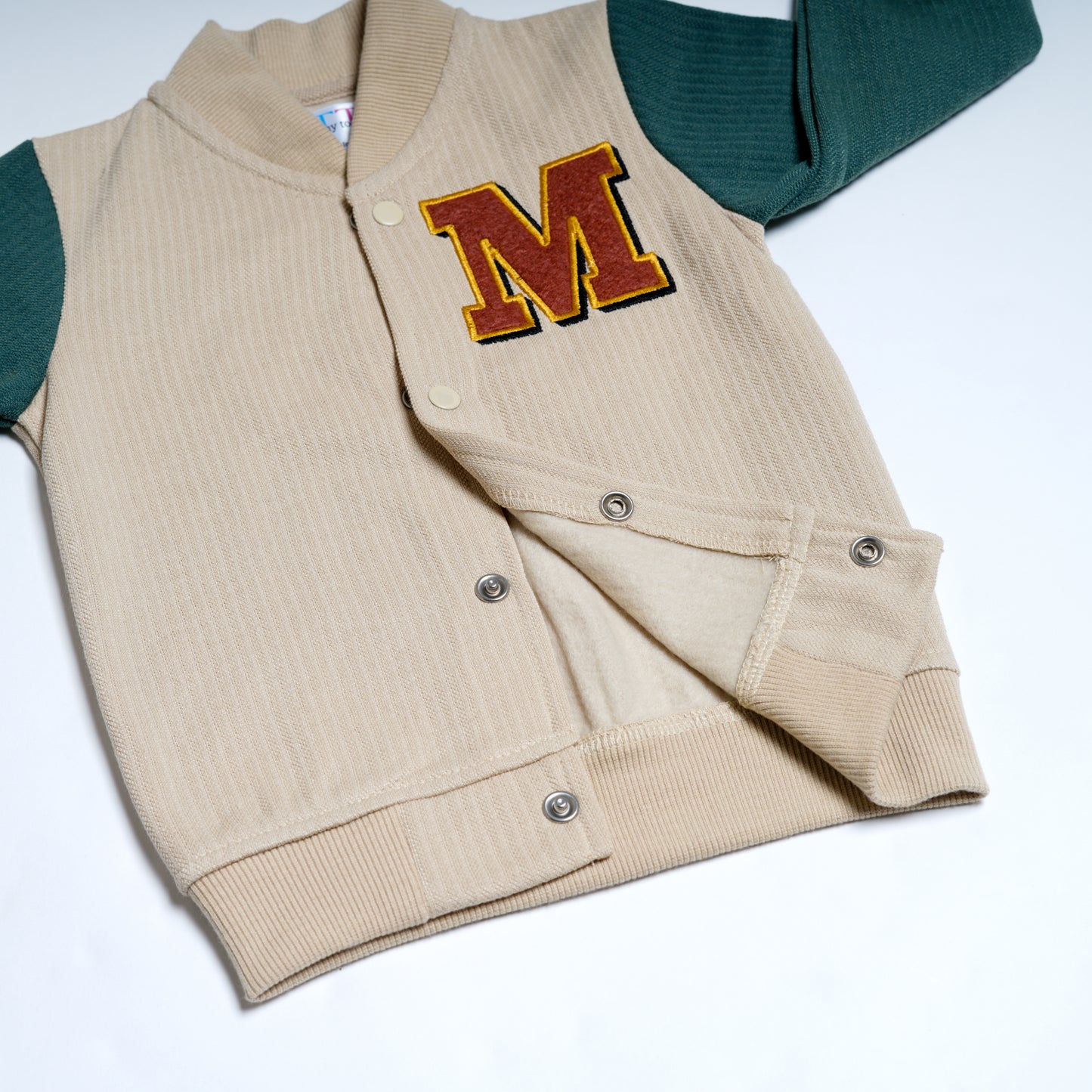 M Letter Bomber Jacket