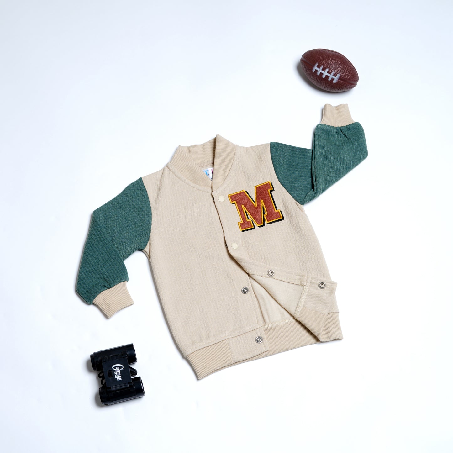 M Letter Bomber Jacket