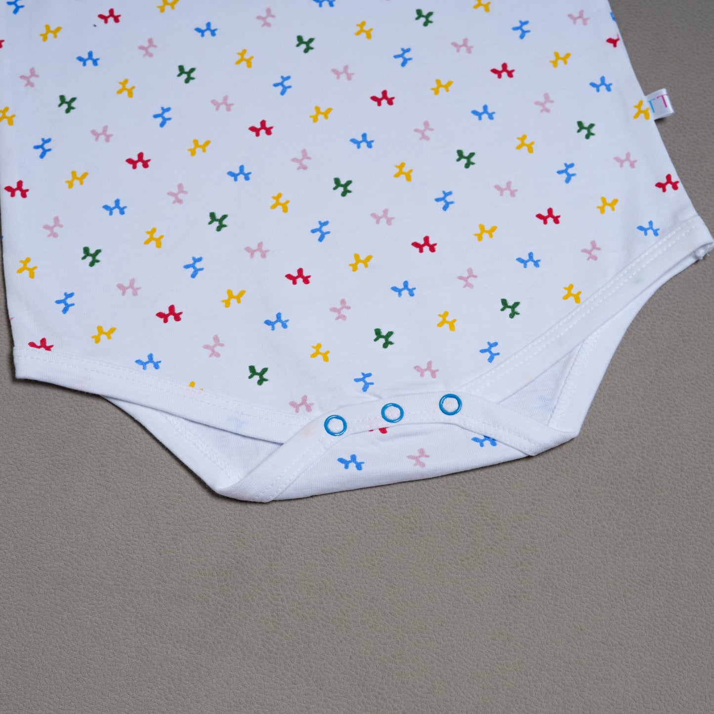 Multi Color Toy Print Onesies