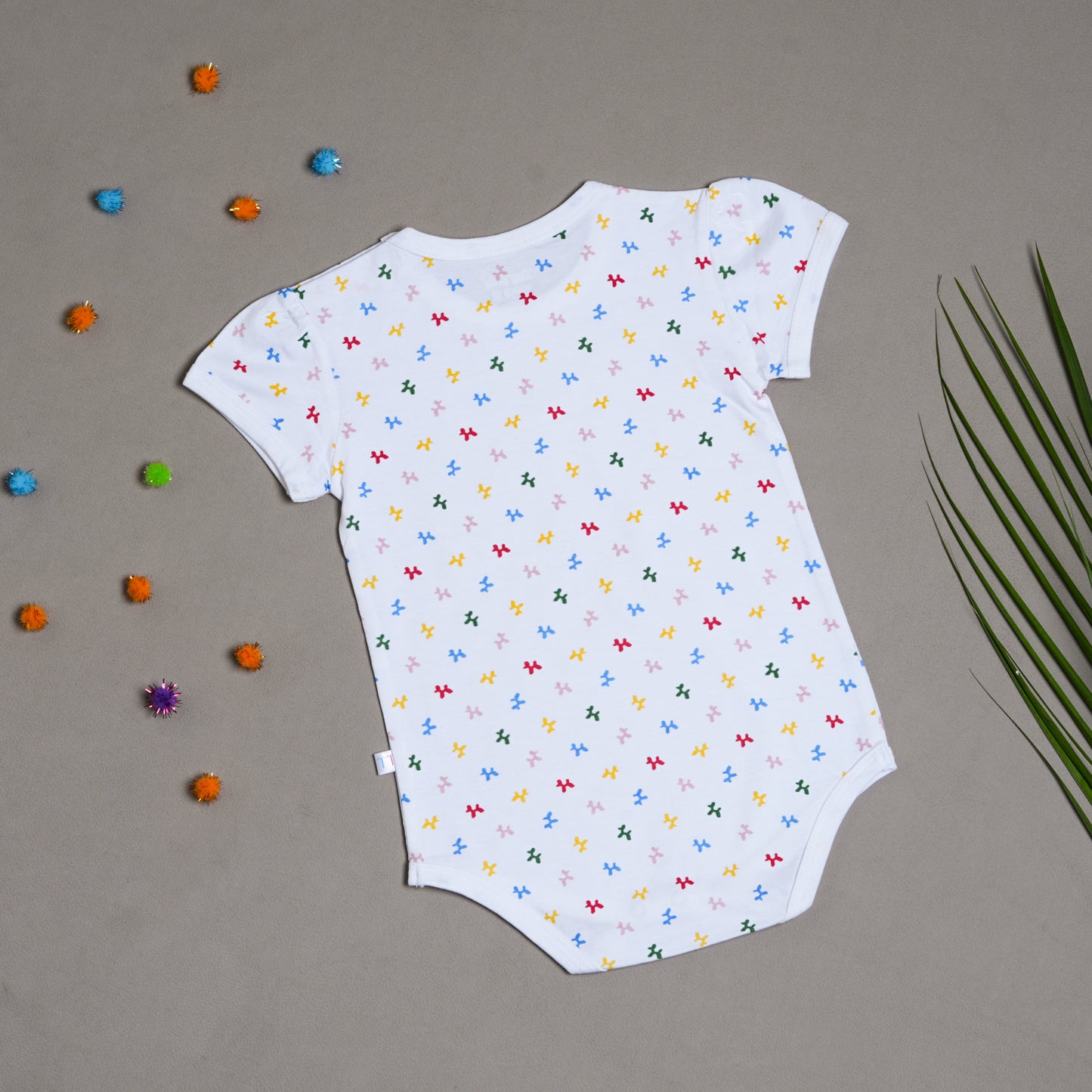 Multi Color Toy Print Onesies