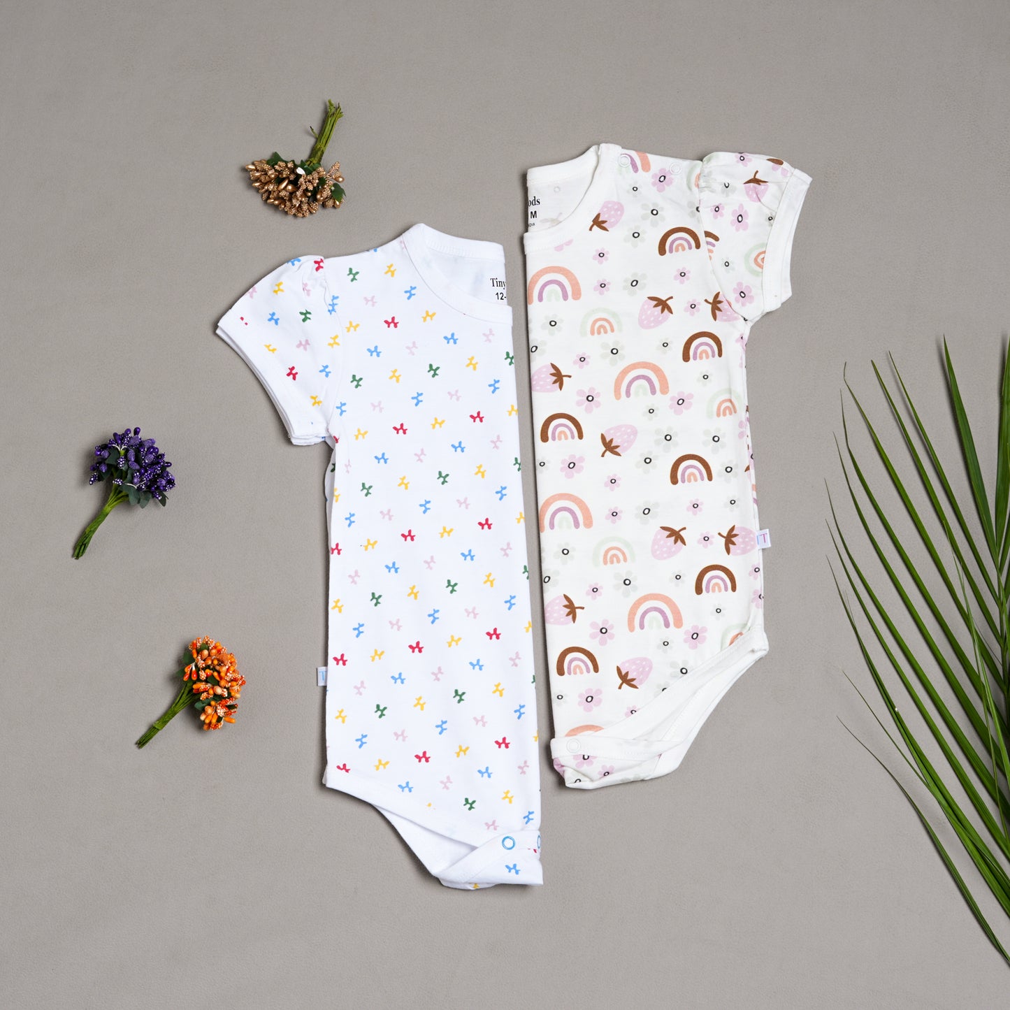 Multi Color Toy Print Onesies