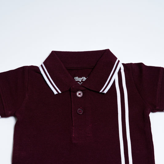 Striped Polo T-Shirt